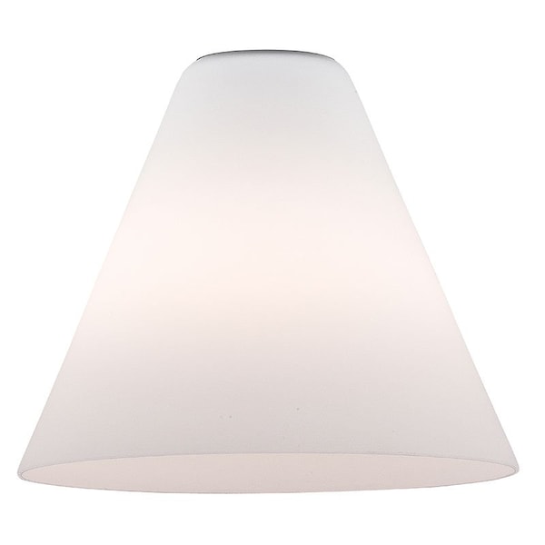 Access Lighting Inari Silk, Martini Pendant Glass Shade, White Glass
